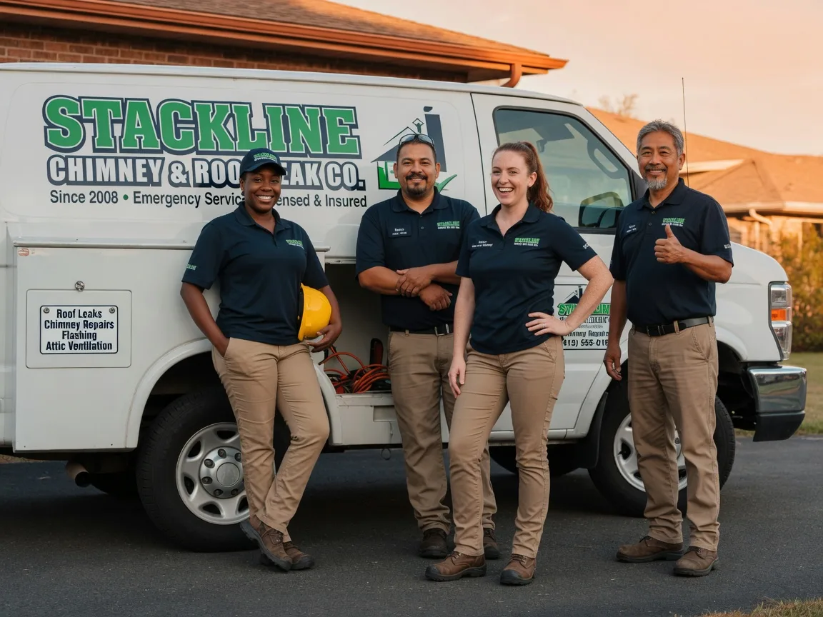 Chimney flashing repair company in Rockwall, TX